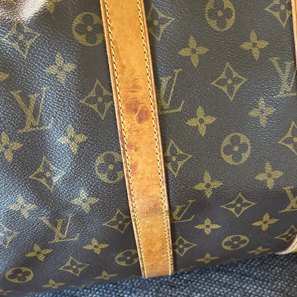 Louis Vuitton Keepal 50 Monogram Travel Bag Duffel